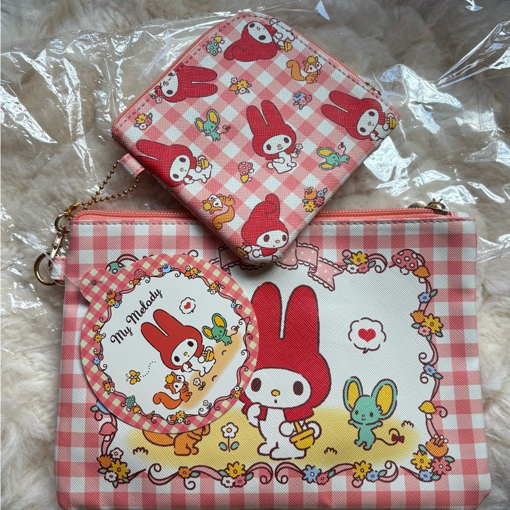 Sanrio My Melody Pink Cosmetic Bag Set